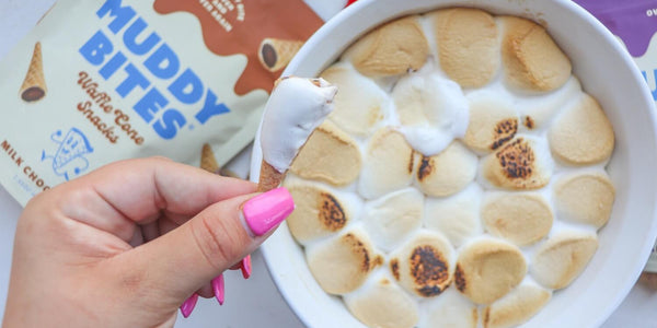 Delicious S’mores Dip made with Muddy Bites.