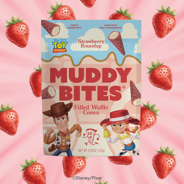 Disney Pixar Toy Story Muddy Bites Strawberry Round Up